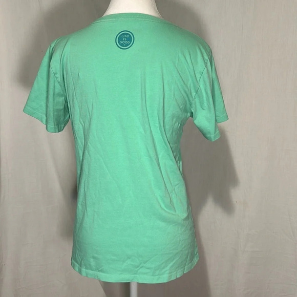 small womens Life Is Good crusher tee "The earth has music for those who listen" - Picture 2 of 3